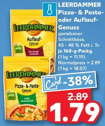 Kaufland LEERDAMMER Pizza & Pasta oder Auflauf Genuss Angebot