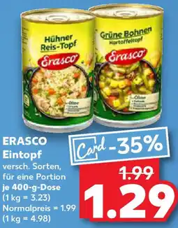 Kaufland ERASCO Eintopf Angebot
