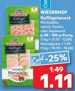 Kaufland WIESENHOF Geflügelwurst Angebot