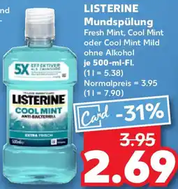 Kaufland LISTERINE Mundspülung Angebot