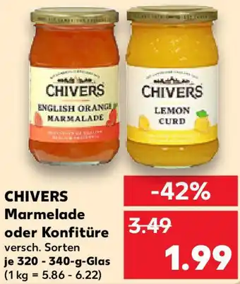 Kaufland CHIVERS Marmelade oder Konfitüre Angebot