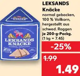 Kaufland LEKSANDS Knäcke Angebot