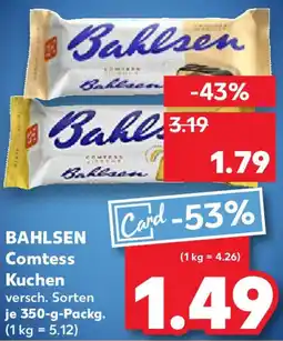 Kaufland BAHLSEN Comtess Kuchen Angebot