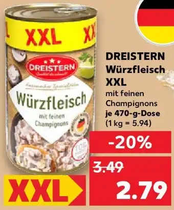Kaufland DREISTERN Würzfleisch XXL Angebot