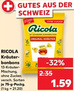 Kaufland RICOLA Kräuterbonbons Angebot