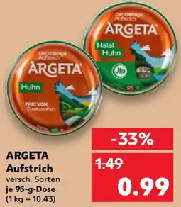 Kaufland ARGETA Aufstrich Angebot