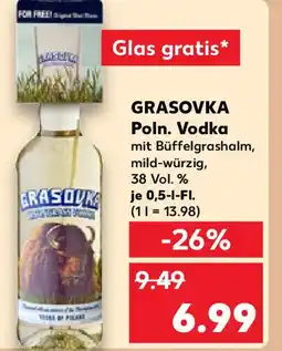 Kaufland GRASOVKA Poln. Vodka Angebot