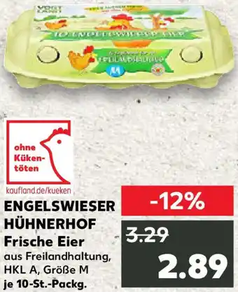 Kaufland ENGELSWIESER HÜHNERHOF Frische Eier Angebot