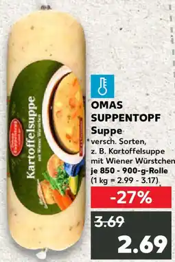 Kaufland OMAS SUPPENTOPF Suppe Angebot