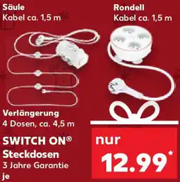 Kaufland SWITCH ON Steckdosen Angebot