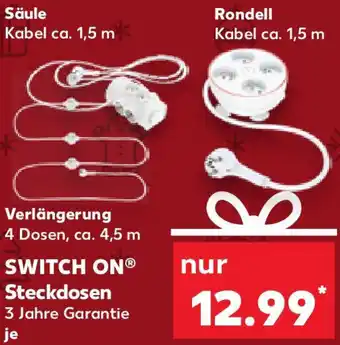 Kaufland SWITCH ON Steckdosen Angebot