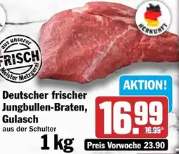 HIT Deutscher frischer Jungbullen-Braten, Gulasch Angebot