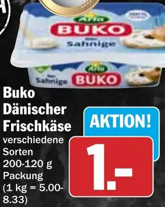 HIT Buko Dänischer Frischkäse Angebot