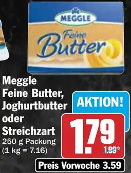 HIT Meggle Feine Butter, Joghurtbutter oder Streichzart Angebot