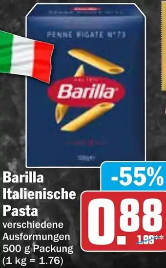 HIT Barilla Italienische Pasta Angebot