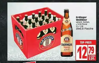 Edeka Erdinger Weißbier Angebot