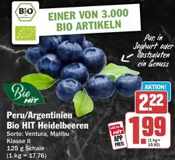 HIT Peru/Argentinien Bio HIT Heidelbeeren Angebot