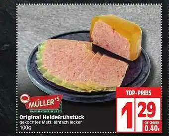 Edeka Müller Original Heidefrühstück Angebot