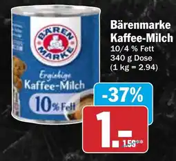 HIT Bärenmarke Kaffee-Milch Angebot