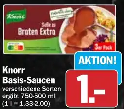 HIT Knorr Basis-Saucen Angebot