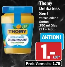 HIT Thomy Delikatess Senf Angebot