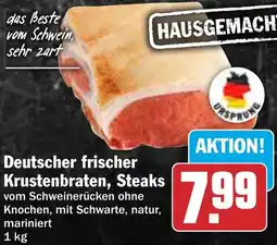 HIT Deutscher frischer Krustenbraten, Steaks Angebot