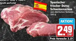 HIT Spanischer frischer Duroc Schweinenacken Angebot