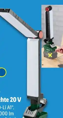 Lidl Parkside Akku-LED Klemmleuchte Angebot