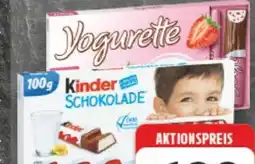 E-Center Ferrero Kinder Schokolade Angebot