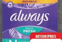 E-Center Always Daily Fresh Slipeinlagen Angebot
