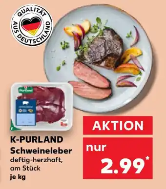 Kaufland K-PURLAND Schweineleber Angebot
