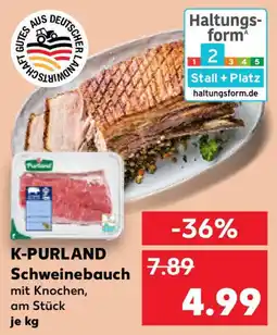 Kaufland K-PURLAND Schweinebauch Angebot