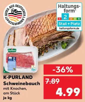 Kaufland K-PURLAND Schweinebauch Angebot