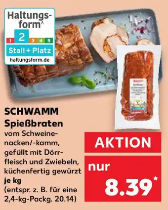 Kaufland SCHWAMM Spießbraten Angebot