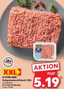 Kaufland K-PURLAND Schweinehackfleisch XXL Angebot