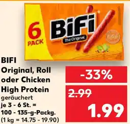 Kaufland BIFI Original, Roll oder Chicken High Protein Angebot