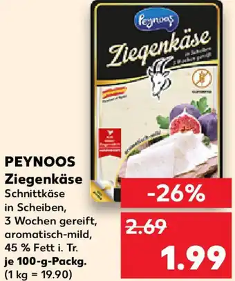 Kaufland PEYNOOS Ziegenkäse Angebot