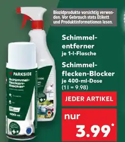 Kaufland PARKSIDE Schimmel entferner- Schimmel- flecken-Blocker Angebot