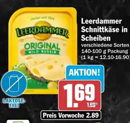 HIT LEERDAMMER Schnittkäse in Scheiben Angebot