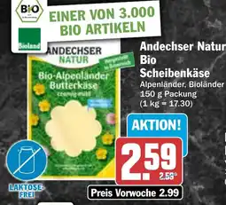 HIT Andechser Natur Bio Scheibenkäse Angebot