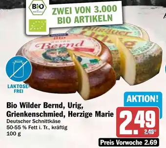 HIT Bio Wilder Bernd, Urig, Grienkenschmied, Herzige Marie Angebot