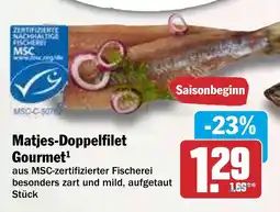 HIT Matjes-Doppelfilet Gourmet Angebot