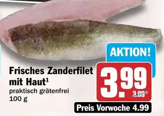 HIT Frisches Zanderfilet mit Haut Angebot