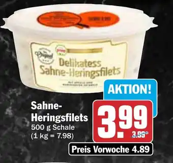 HIT Sahne- Heringsfilets Angebot