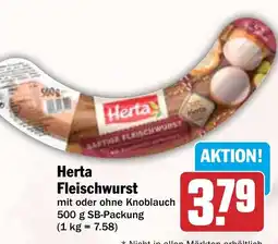 HIT Herta Fleischwurst Angebot