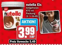 HIT nutella Eis Angebot