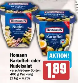 HIT Homann Kartoffel- oder Nudelsalat Angebot