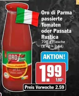 HIT Oro di Parma passierte Tomaten oder Passata Rustica Angebot
