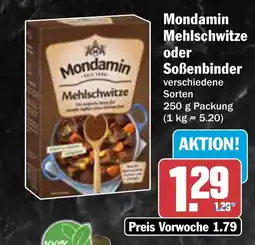 HIT Mondamin Mehlschwitze oder Soßenbinder Angebot