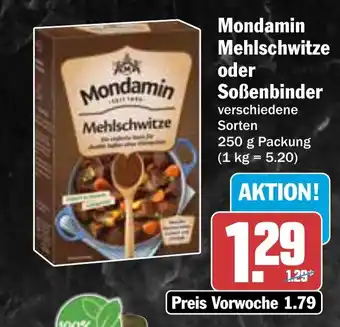 HIT Mondamin Mehlschwitze oder Soßenbinder Angebot